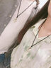 艾维拉和田玉情侣项链男女平安扣吊坠七夕情人节生日礼物送女友 平安扣情侣项链一对/可分开发货 实拍图