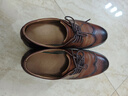 京东京造【万里行】男士布洛克商务休闲正装鞋皮鞋婚鞋男金猴生产男棕41 实拍图