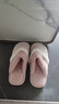 GOEWY棉拖鞋女秋冬季保暖女士棉拖厚底居家室内防滑毛绒拖鞋情侣可外穿 浪漫粉色【TPR防滑大底+保暖锁温+亲肤毛绒】 38-39 （适合38-39脚穿） 实拍图