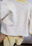 小三月婴儿背带裤两件套男童秋冬季保暖套装女宝宝加绒衣服冬天可外穿 96332-S和96332-K点点兔黄 80 cm 建议14-19斤 实拍图