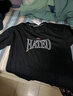 挽力奇尼克杨篮球短袖t恤衫纯棉男学生运动宽松潮牌美式大码半袖体恤夏 尼克Y-黑色 XL(140-155斤) 实拍图