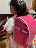 coulomb/库仑书包小学生日本进口书包儿童护脊大容量一到六年级几何款 玫红粉边儿童书包 实拍图