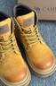 骆驼（CAMEL）【山丘】经典大黄靴马丁靴秋冬户外工装靴 L23W076065 土黄 37 实拍图
