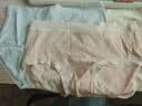 都市丽人纯棉内裤女10A抑菌新疆棉全棉裆少女透气无痕新款三角女生短裤 紫色+黄色+蓝色 3条 L 【100-120斤】 实拍图