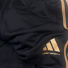 阿迪达斯 （adidas）运动套装男2025秋季跑步运动套装防风夹克收腿裤两件套 黑/金 L 实拍图