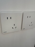 西门子（SIEMENS）插座面板 10A三孔插座带开关 86型暗装面板 皓彩雅白5UB26233NC01 实拍图