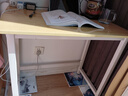 舒客艺家 电脑桌台式小户型小桌子家用学习桌写字办公书桌电竞长条桌子 木纹白架单桌80*50*74 加固电脑桌 实拍图