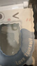 雅高马桶垫坐便垫 秋冬马桶圈防水反复水洗贴家用保暖粘贴式EVA2个装 实拍图