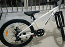 京东京造 24英寸青少年山地车自行车铝合金禧玛诺7速碟刹成年人学生米白色 实拍图