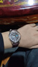 正品男士手表高档休闲石英表简约气质男表皮带高颜值罗马时尚腕表 咖啡色指挥官款 实拍图