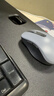 联想（Lenovo）无线蓝牙双模鼠标 蓝牙5.0/3.0 便携办公 人体工程学 轻音 小新M1双模灰色 实拍图