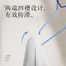 foojo衣架30只挂衣服无痕防滑家用晾衣架干湿两用大衣撑子 蓝+白 实拍图