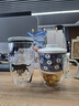 九土双层隔热茶杯用带过滤隔简易泡绿茶杯陶瓷玲珑花茶漏办公带盖水杯 款式三 实拍图