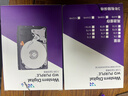 西部数据（WD）4TB 监控级机械硬盘 WD Purple 西数紫盘 SATA 128MB CMR垂直 安防存储 3.5英寸 WD44PURZ 实拍图
