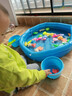 恩贝家族儿童磁性钓鱼玩具水池装备3-6岁宝宝捞鱼网兜充气床生日礼物 实拍图