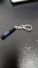 快美特去除静电消除器防静电消除棒汽车去静电防静电钥匙扣消静电去除器 碳纤维纹-蓝色/黑色  NZ972C 实拍图
