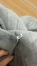 九洲鹿亲肤牛奶绒纤维冬季被子 8斤 200*230cm 灰色 实拍图