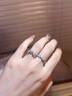 拾爱情侣对戒小众设计戒指足银999活口轻奢高级感情人节礼物送男女友 实拍图