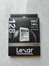 雷克沙（Lexar）128GB SD存储卡 U3 V30 佳能索尼富士尼康相机高速SD卡 读205MB/s 写140MB/s 4K超清录制 SD银卡 实拍图