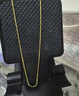 周生生黄金项链 水波纹足金素链子生日礼物男女64425N 计价40厘米3.2克 实拍图