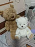 莉娜熊（TeddyTales）小熊玩偶毛绒玩具熊泰迪手作熊安抚娃娃送礼送人生日礼物女生 奶白色（明星款） 中号站姿约30cm 实拍图
