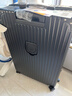 SOO行李箱多功能箱包拉杆箱学生大容量旅行密码箱皮箱杯架黑色28英寸 实拍图