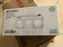 山水（SANSUI） 收音机老人便携式可充电插卡音箱户外迷你小音响无线蓝牙音箱随身听音乐播放器广播唱戏机评书机 M32星舰灰【旗舰版+歌曲同步】 实拍图