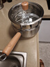 双枪奶锅316L不锈钢婴儿宝宝辅食小奶锅汤锅雪平蒸锅加厚带蒸笼 20cm 实拍图