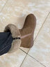 品牌断码真皮软底雪地靴女防滑加绒加厚保暖棉短靴女冬季棉鞋 棕色厚绒 38 实拍图