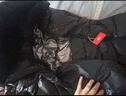 京东京造【黑金系列】进口白鹅绒服中长款羽绒服女春秋外套 曜石黑 S 实拍图