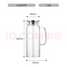 乐扣乐扣（LOCK&LOCK）凉水壶耐热玻璃水壶泡茶柠檬水果水杯子家用大容量玻璃茶水杯1.6L 实拍图