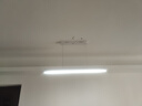 雷士（NVC）一字餐厅吊灯智能高显指吸顶吊灯现代简约长条餐桌灯灯饰灯具亦云 白色36瓦1米高显  推荐1.2米长桌 实拍图