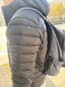 京东京造穿山甲轻薄羽绒服 连帽白鸭绒户外秋冬外套短款男 黑色 XL 实拍图
