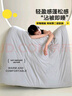 南极人被子 春秋四季被单人学生宿舍被芯棉被空调被5斤 150*200cm灰色  实拍图