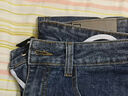 真维斯（Jeanswest）王一博代言牛仔裤男秋冬新款天丝舒适修身直筒高端潮牌休闲裤子男 蓝灰+深蓝【天丝厚款组合】 38 码(2尺9) 【建议175-190斤】 实拍图