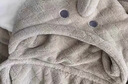 BABYGREAT婴儿浴巾儿童洗澡巾斗篷带帽子新生儿宝宝连帽包巾珊瑚绒吸水速干 实拍图