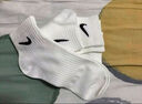 耐克速干训练短袜(3双)冬季支撑柔软舒适NIKE LIGHTWEIGHT SX7677 100白/(黑) M 实拍图