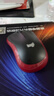 罗技（Logitech）M185鼠标 无线鼠标 办公鼠标 对称鼠标 黑色红边 带无线2.4G接收器 实拍图
