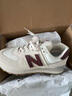 NEW BALANCE NB574官方休闲鞋女鞋复古舒适秋冬透气网鞋轻便百搭潮流运动鞋 米白色 WL574RCF 37 (脚长23.5cm)尺码详询客服 实拍图