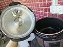 美的（Midea） 电压力锅电高压锅家用大容量多功能定时预约高压电饭煲电饭锅 可煮小米粥2-3-5-8人用 尊享款 行业TOP【4-10人  双胆】 5L 实拍图