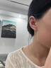 QMXD纯999足银耳钉女2025年新款养耳洞耳环睡觉免摘耳骨钉耳棒防堵针 s999足银耳钉 一对 实拍图