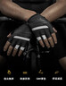 洛克兄弟ROCKBROS 骑行手套全指半指自行车公路车手套长指男女春夏秋季触屏（ 半指手套 L） 实拍图