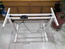 木藝生电动升降架子桌腿双电机可调节升降电脑桌站立支架办公书桌桌子腿 双电机正装大功率白适1-1.8米板 加厚钢架 实拍图