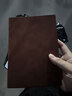 羊巴皮质记事本A5皮面本笔记本本子软面抄加厚办公专用商务工作会议记录本简约日记本加厚考研 【加厚】A5简约款1本｜深海蓝（128页/本） 实拍图