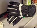 目丸保暖手套男女户外冬天骑行防寒风加绒厚触屏女防水冬季棉滑雪手套 1#黑色 深度暖手套-男款 实拍图