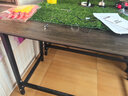 舒客艺家 电脑桌台式小户型小桌子家用学习桌写字办公书桌电竞长条桌子 灰纹黑架单桌120*60*74 加固电脑桌 实拍图