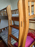 临稚胡桃木 儿童上下床实木高低床双层床上下铺床两层木床子母床 爬梯款 上铺宽1.0米下铺宽1.2米 实拍图