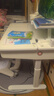 爱果乐（IGROW）儿童学习桌书桌写字桌电脑桌课桌【实木可升降】大白桌1.0m 实拍图
