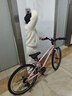 京东京造行云儿童自行车京东自营8-12-15岁山地自行车学生男女24寸落樱粉 实拍图