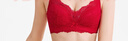 都市丽人本命年内衣女新年红色文胸专利聚拢无钢圈蕾丝胸罩2B0514 实拍图